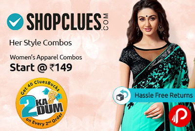 Womens Apparel Combos Starts @ Rs.149 - Shopclues