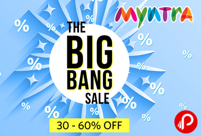 Myntra The Big Bang Sale
