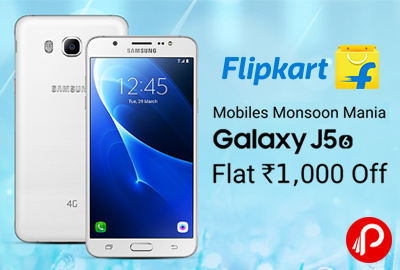 Galaxy J5 2016 Mobile Flat Rs.1000 off - Flipkart