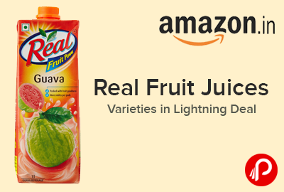 Real Fruit Juices Varieties in Lightning Deal - Amazon