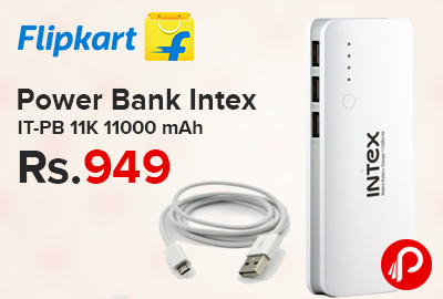 Power Bank Intex IT-PB 11K 11000 mAh Just at Rs.949 - Flipkart