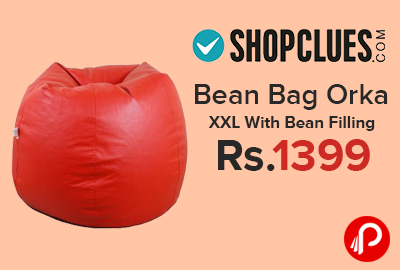 Bean Bag Orka XXL With Bean Filling just Rs.1399 - Shopclues