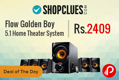 Flow Golden Boy 5.1 Home Theater System at Rs.2409 - Shopclues