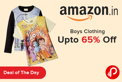 Boys Clothing Upto 65% off - Amazon