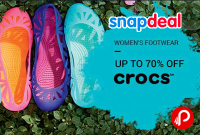 Crocs Women’s Footwear Upto 70% off - Snapdeal