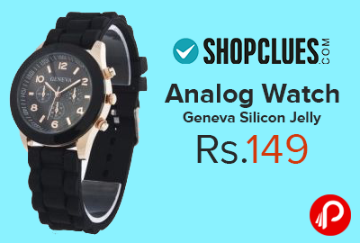 Analog Watch Geneva Silicon Jelly just Rs.149 - Shopclues