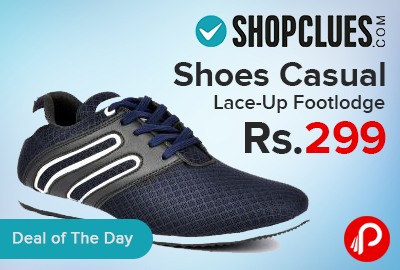 Shoes Casual Lace-Up Footlodge Just Rs.299 - Shopclues