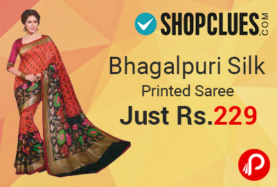 Bhagalpuri Silk Printed Saree