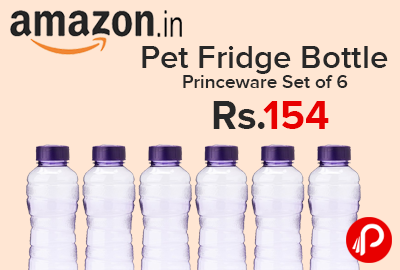 Pet Fridge Bottle Princeware Set of 6 just at Rs.154 - Amazon