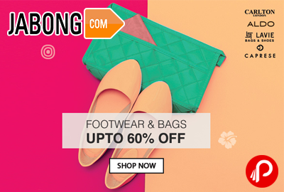 Footwear & Bags Upto 60% off - Jabong