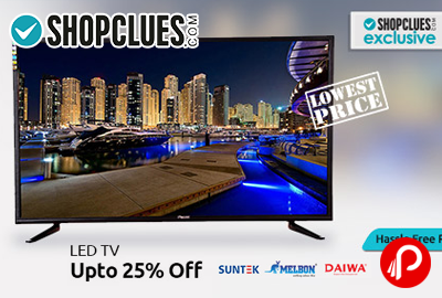 LED TV Suntek, Melbon, Daiwa Upto 25% off - Shopclues