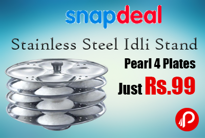 Stainless Steel Idli Stand Pearl 4 Plates
