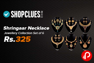 Shringaar Necklace Jewellery Collection Set of 6 Just Rs.325 - Shopclues
