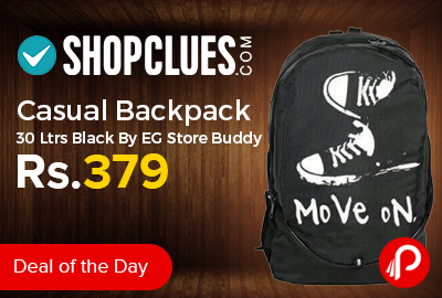 Casual Backpack 30 Ltrs Black