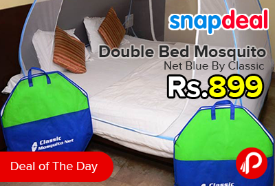 Double Bed Mosquito Net Blue