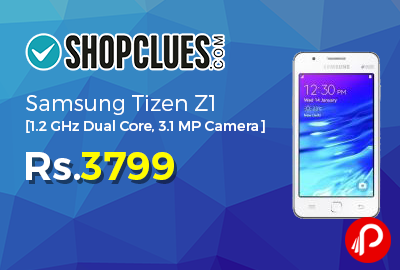 Samsung Tizen Z1 Mobile only in Rs.3799 - Shopclues