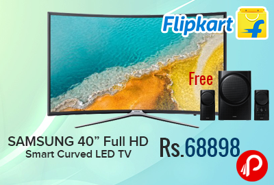 SAMSUNG 40” Full HD Smart Curved LED TV Just Rs.68898 - Flipkart