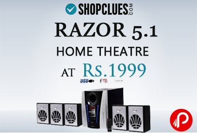 RAZOR 5.1 HOME THEATRE at Rs.1999 - Shopclues