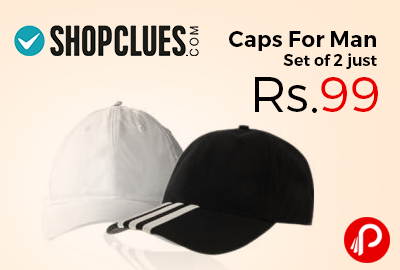 Caps For Man Set of 2 just Rs.99 - Shopclues