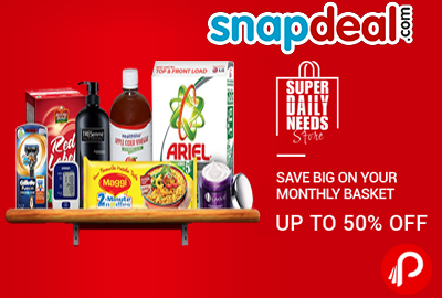 Super Daily Needs Store Upto 50% off - Snapdeal