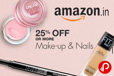 Make-Up & Nails 25% off - Amazon
