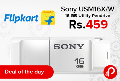 Sony USM16X/W 16 GB Utility Pendrive Only in Rs.459 - Flipkart