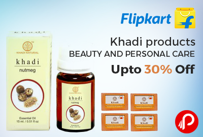 Khadi Beauty And Personal Care Products Upto 30% Off – Flipkart