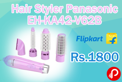 Hair Styler Panasonic EH-KA42-V62B just Rs.1800 - Flipkart