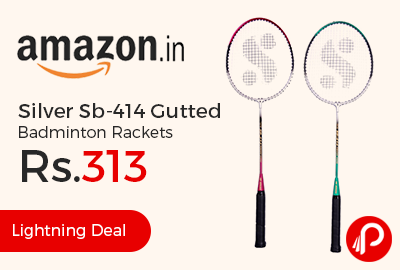 Silver Sb-414 Gutted Badminton Rackets Just at Rs.313 - Amazon