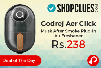 Godrej Aer Click Musk After Smoke Plug-in Air Freshener Just Rs.238 - Shopclues