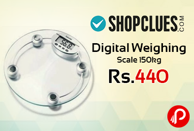 Digital Weighing Scale 150kg just at Rs.440 - Shopclues
