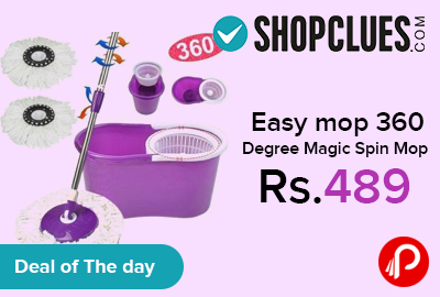 Easy mop 360 Degree Magic Spin Mop Just Rs.489 - Shopclues