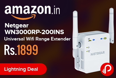 Netgear WN3000RP-200INS Universal Wifi Range Extender Only in Rs.1899 - Amazon