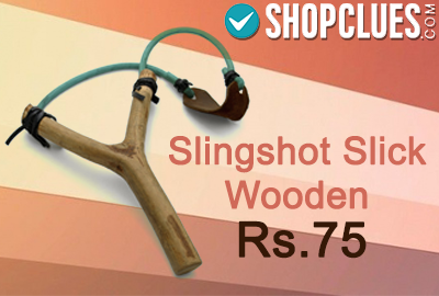 Slingshot Slick Wooden only in Rs.75 - Shopclues