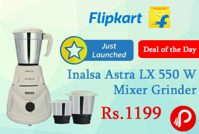 Inalsa Astra LX 550 W Mixer Grinder
