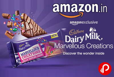 Cadbury Dairy Milk Marvellous Creations Chocolate Pack of 2 @ Rs.160 - Amazon