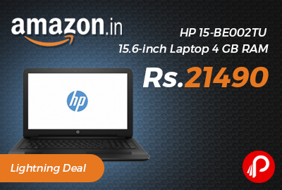 HP 15-BE002TU 15.6-inch Laptop 4 GB RAM Just Rs.21490 - Amazon