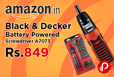 Black & Decker Battery Powered Screwdriver A7073