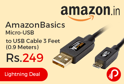 AmazonBasics Micro-USB to USB Cable 3 Feet