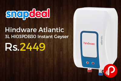 Hindware Atlantic 3L HI03PDB30 Instant Geyser