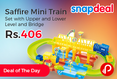 Saffire Mini Train Set with Upper and Lower Level and Bridge