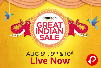 Amazon Great India Sale Aug 8-9-10