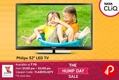 Philips 32” LED TV Only Rs.70