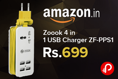 Zoook 4 in 1 USB Charger ZF-PPS1