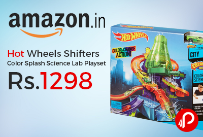 Hot Wheels Color Shifters Color Splash Science Lab Playset