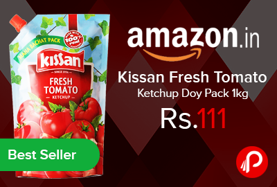 Kissan Fresh Tomato Ketchup Doy Pack 1kg 10% off Just Rs.111 - Amazon