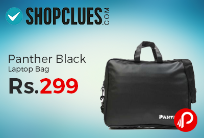 Panther Black Laptop Bag Just Rs.299 - Shopclues