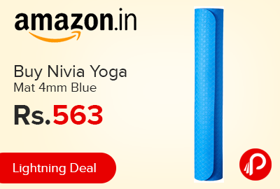 Buy Nivia Yoga Mat 4mm Blue j