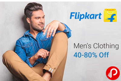 Men’s Clothing 40% - 80% off
