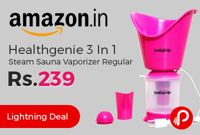 Healthgenie 3 In 1 Steam Sauna Vaporizer Regular